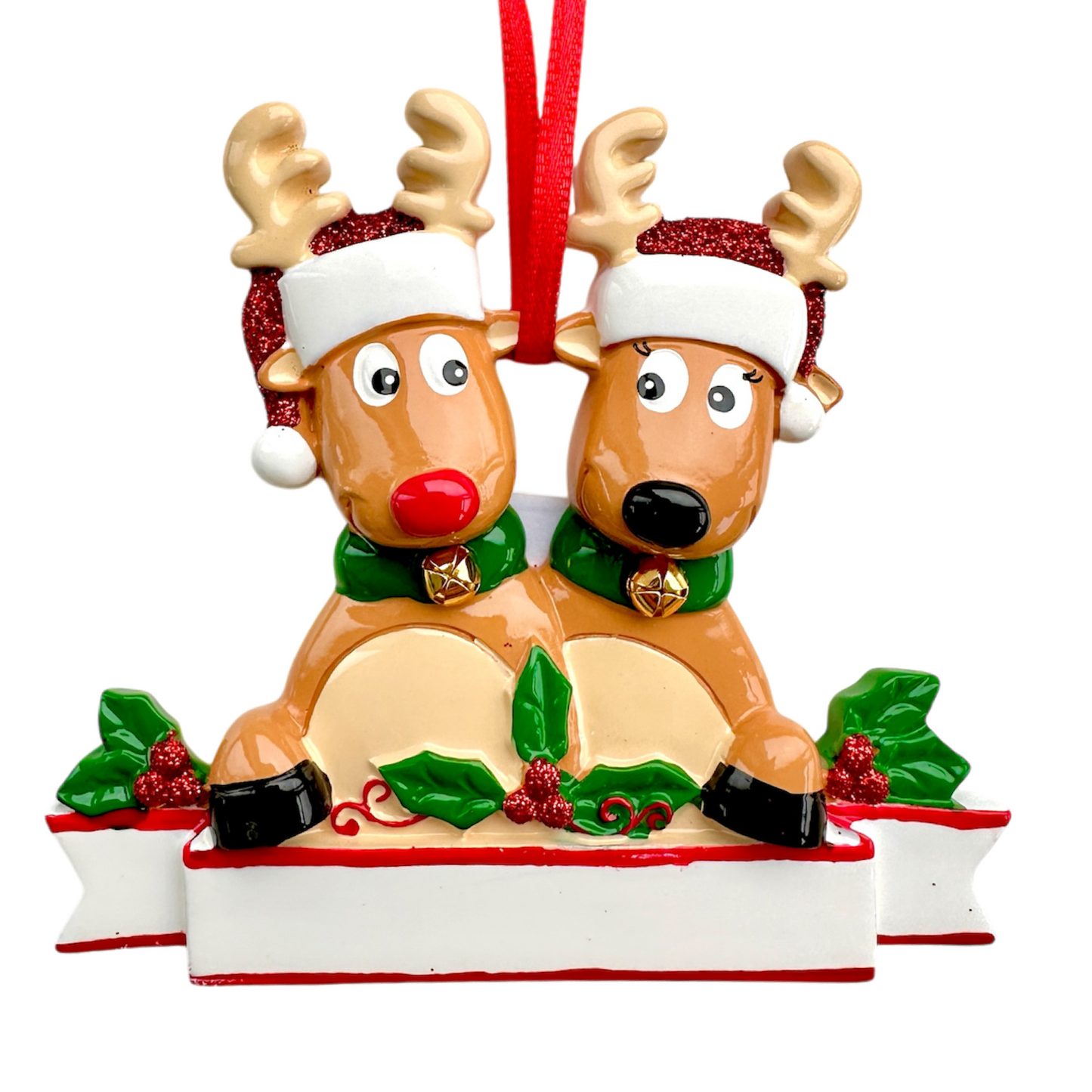 Personalised Reindeer Family | Reindeer Group of Friends of 2 3 4 5 6 7 8