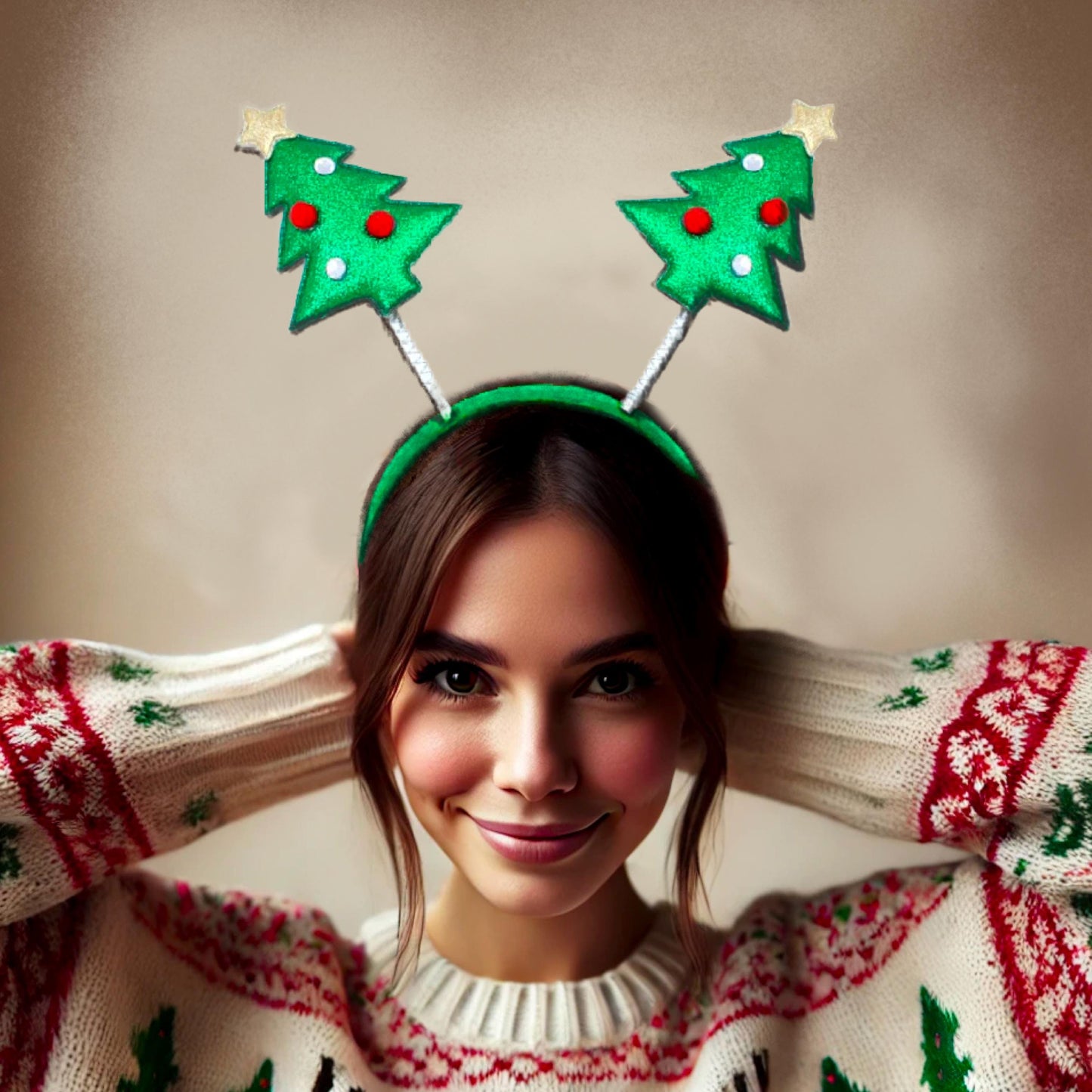 Christmas Tree Bopper Headband