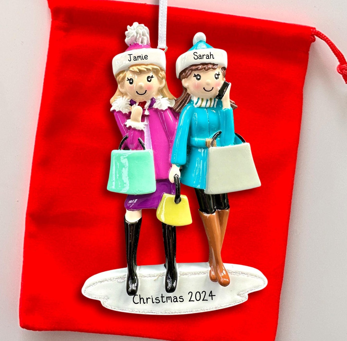Personalised Friends Shopping Ornament