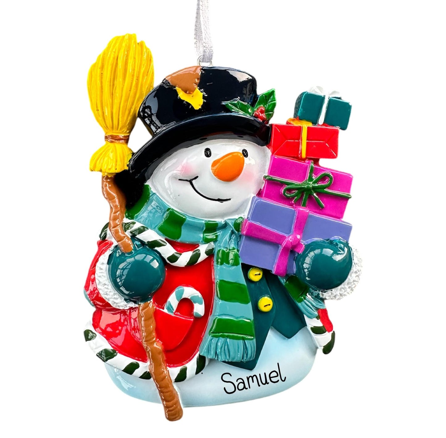 Personalized Snowman Ornament