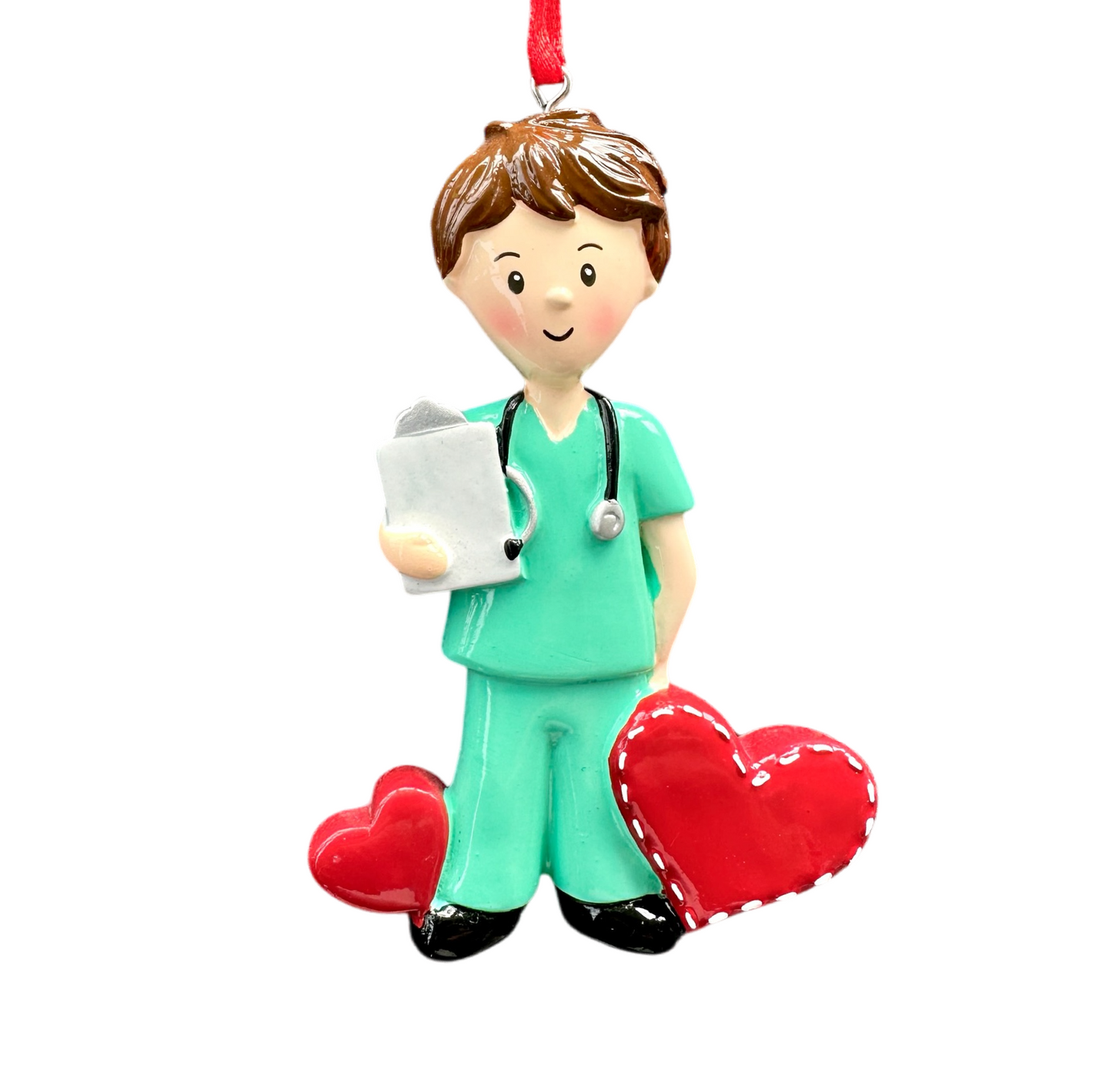 Personalised Medical Male Surgeon Doctor Nurse Ornament