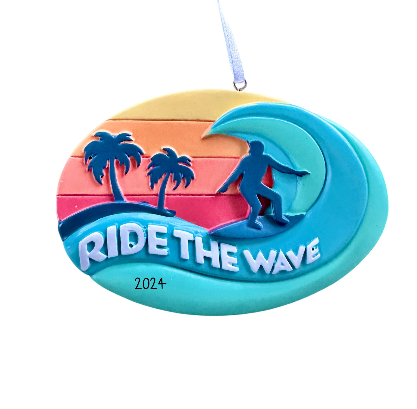 Surfer - Ride the Way Christmas Ornament