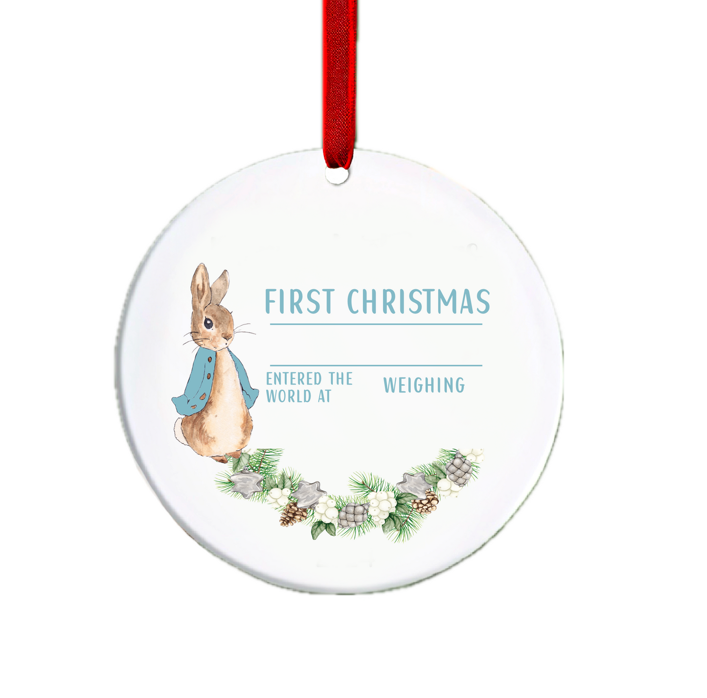 Newborn Baby First Christmas Ornament