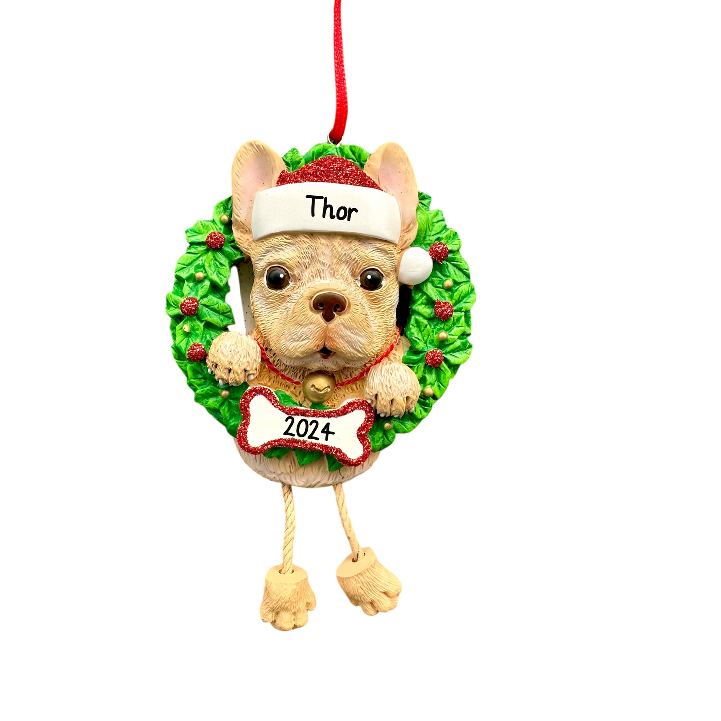 Dog Breeds Christmas Tree Ornament - Labs, Husky, Terrier, Beagle, Shih Tzu, Pug Labrador Maltese & More