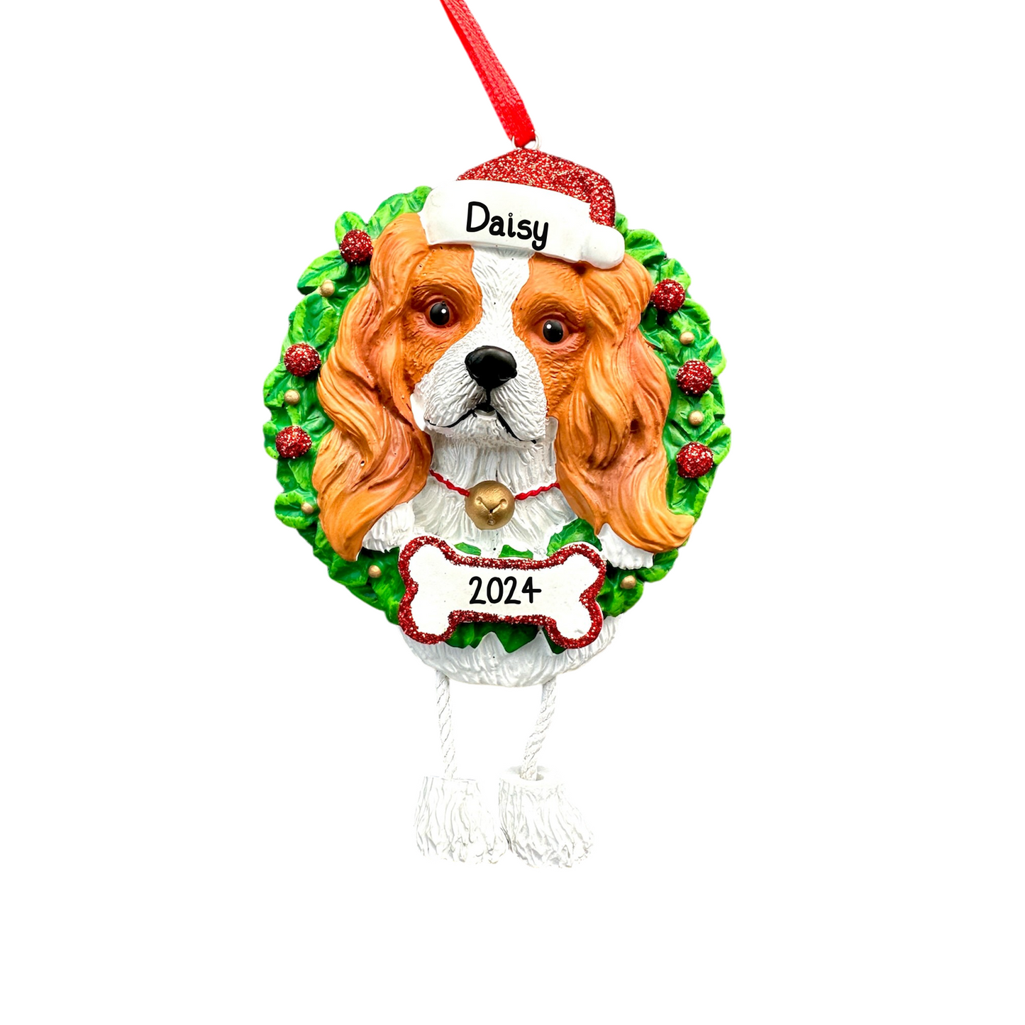 Dog Breeds Christmas Tree Ornament - Labs, Husky, Terrier, Beagle, Shih Tzu, Pug Labrador Maltese & More