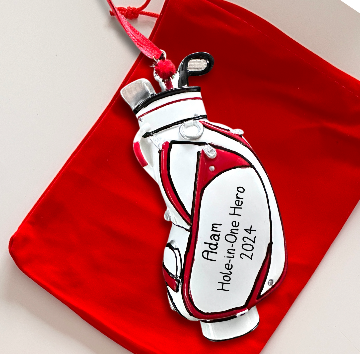 Personalised Golf Chirstmas Ornament