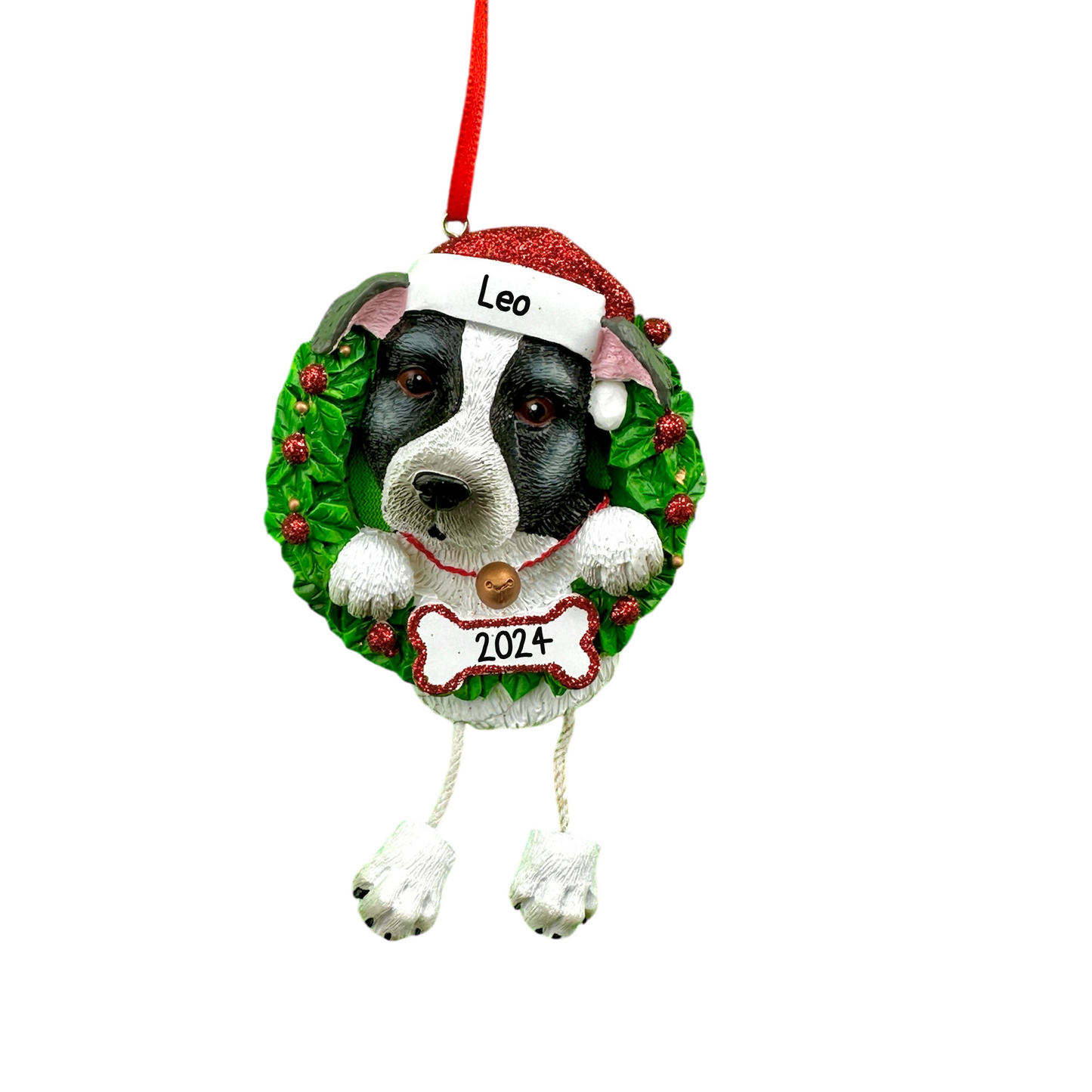 Dog Breeds Christmas Tree Ornament - Labs, Husky, Terrier, Beagle, Shih Tzu, Pug Labrador Maltese & More