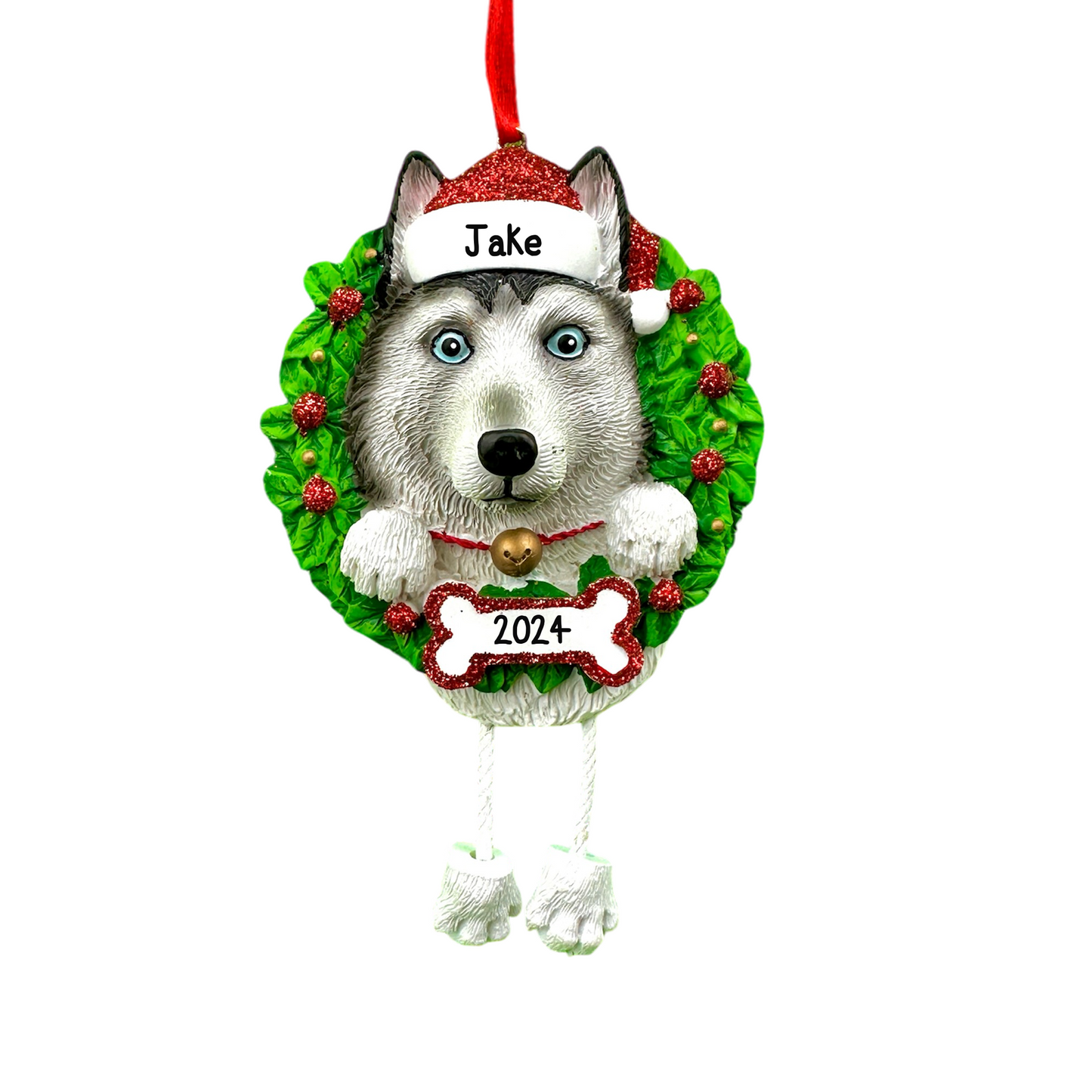 Dog Breeds Christmas Tree Ornament - Labs, Husky, Terrier, Beagle, Shih Tzu, Pug Labrador Maltese & More