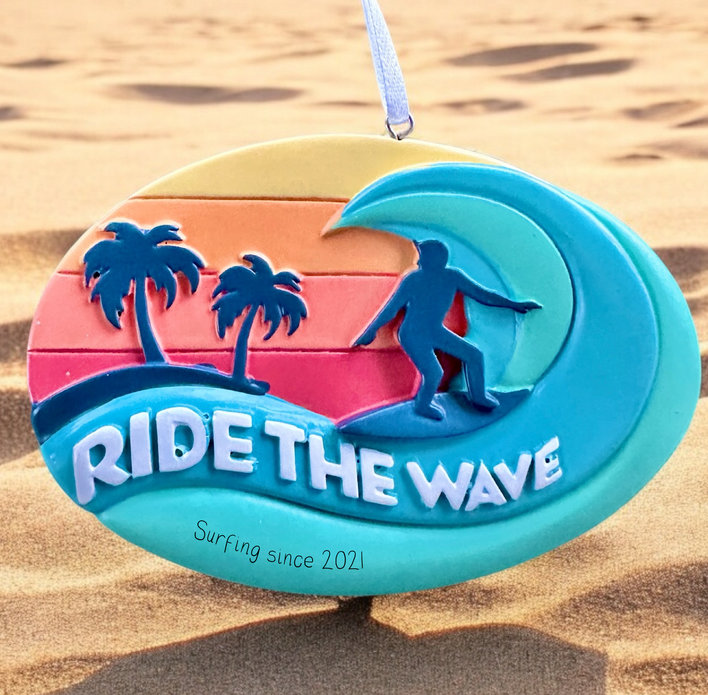 Surfer - Ride the Way Christmas Ornament