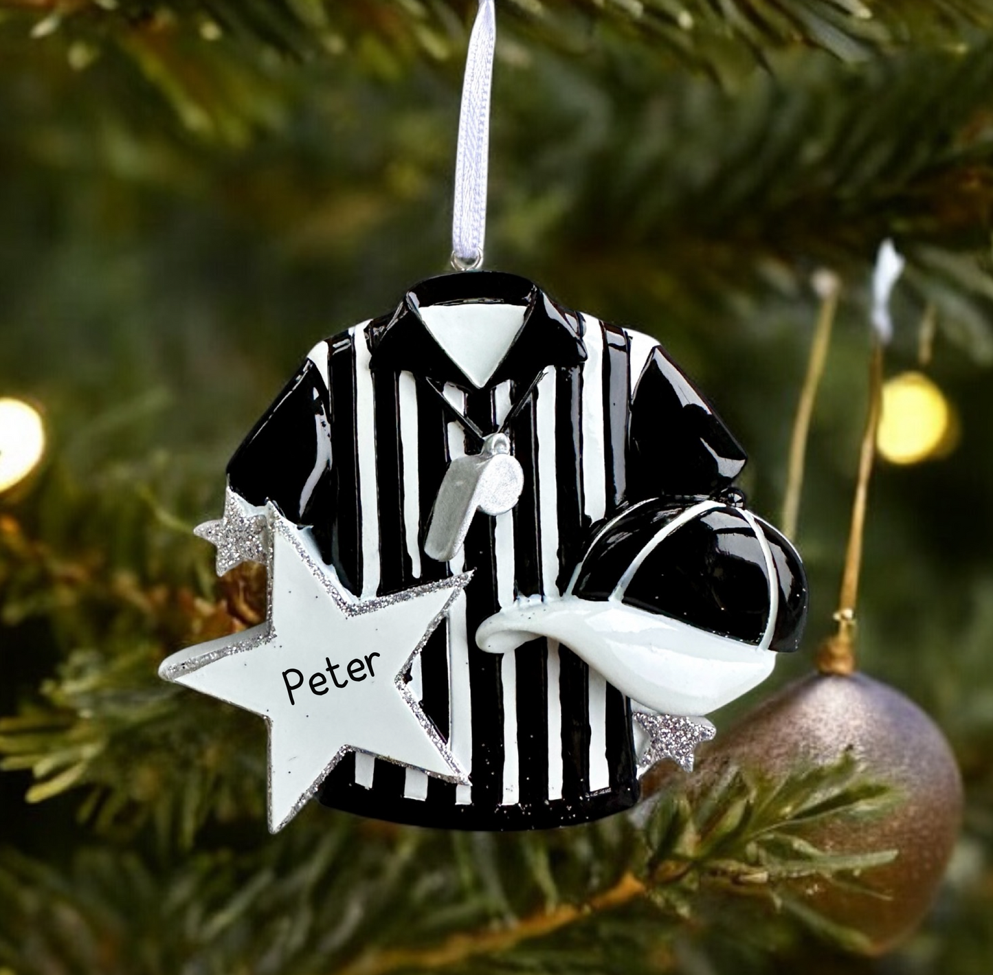 Personalised Referee Bauble