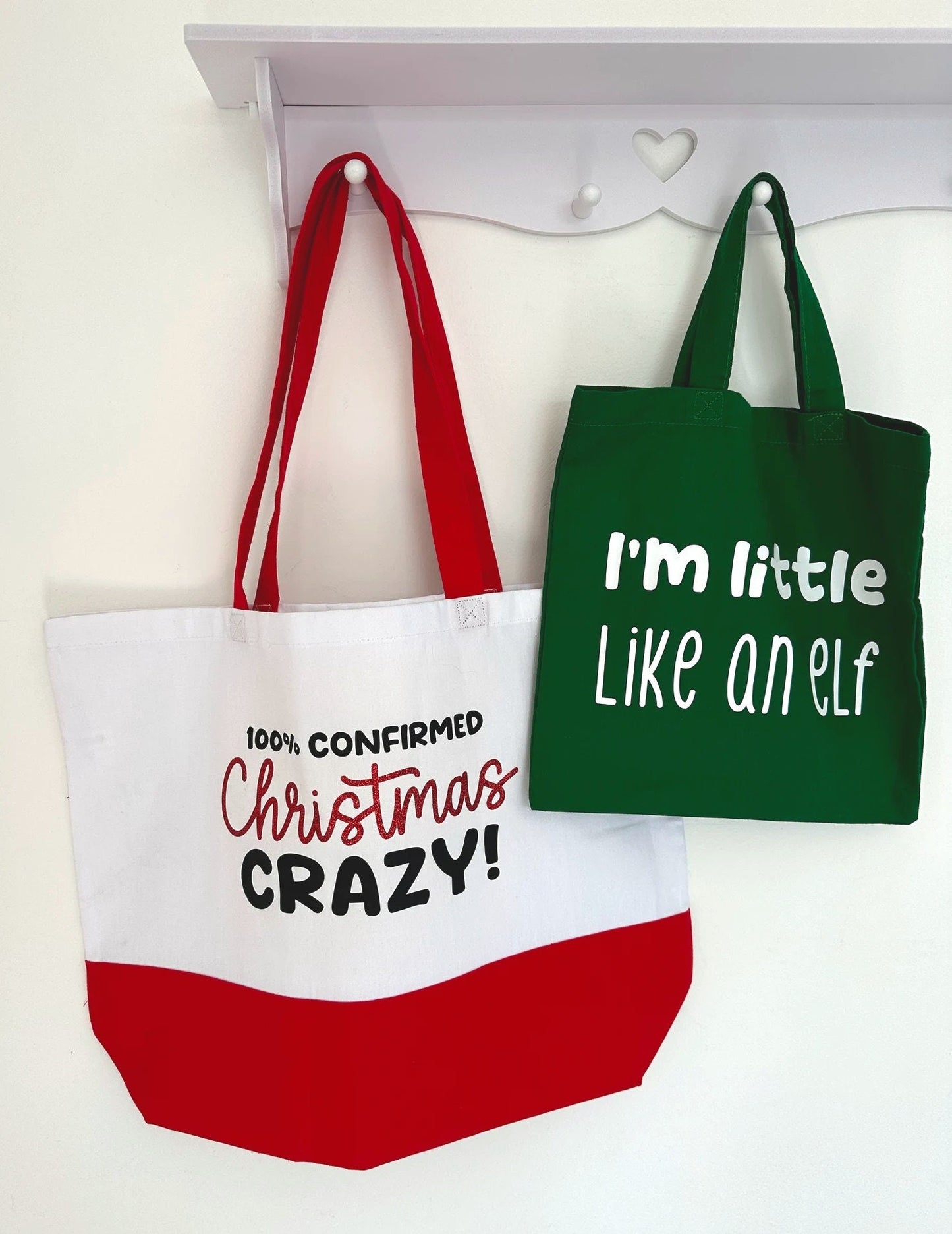 100% confirmed Christmas crazy! Large Shopping Tote Bag