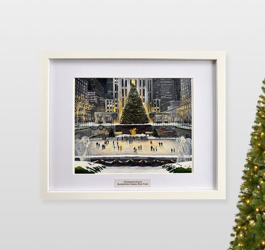 Rockefeller Center Christmas Tree, New York, Ice Skating