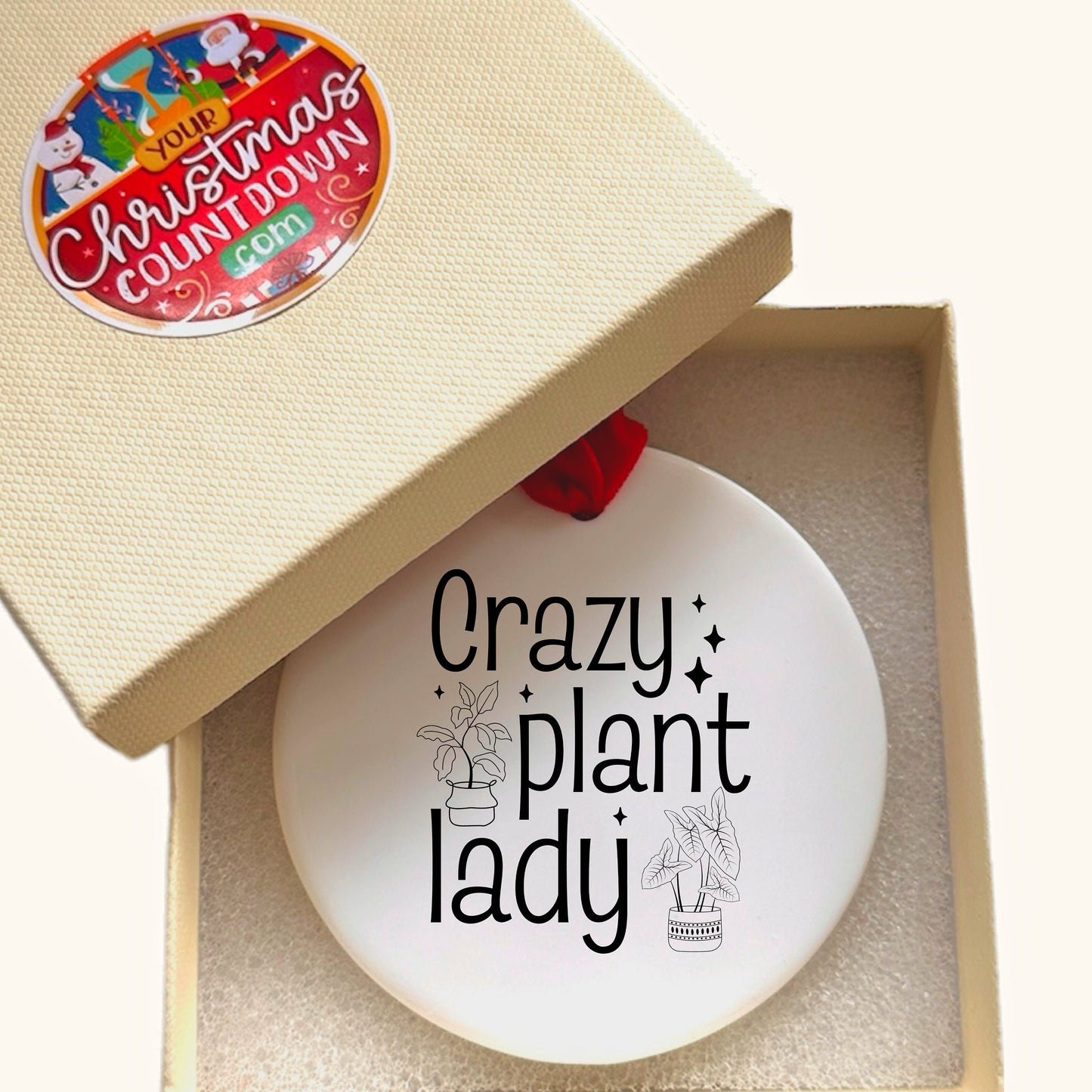 Crazy Plant Lady Tree Ornament