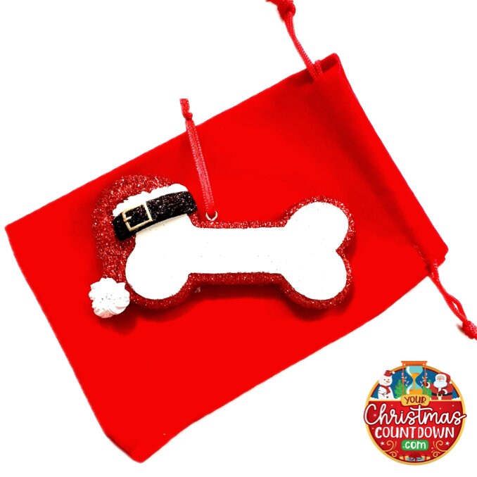 Santa Dogs Name Christmas Decoration Tree Ornament