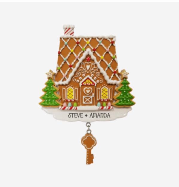 Personalised New Home Gingerbread Christmas Decoration