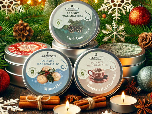 Christmas Wax Melts - Elements Snap Soy Wax Discs