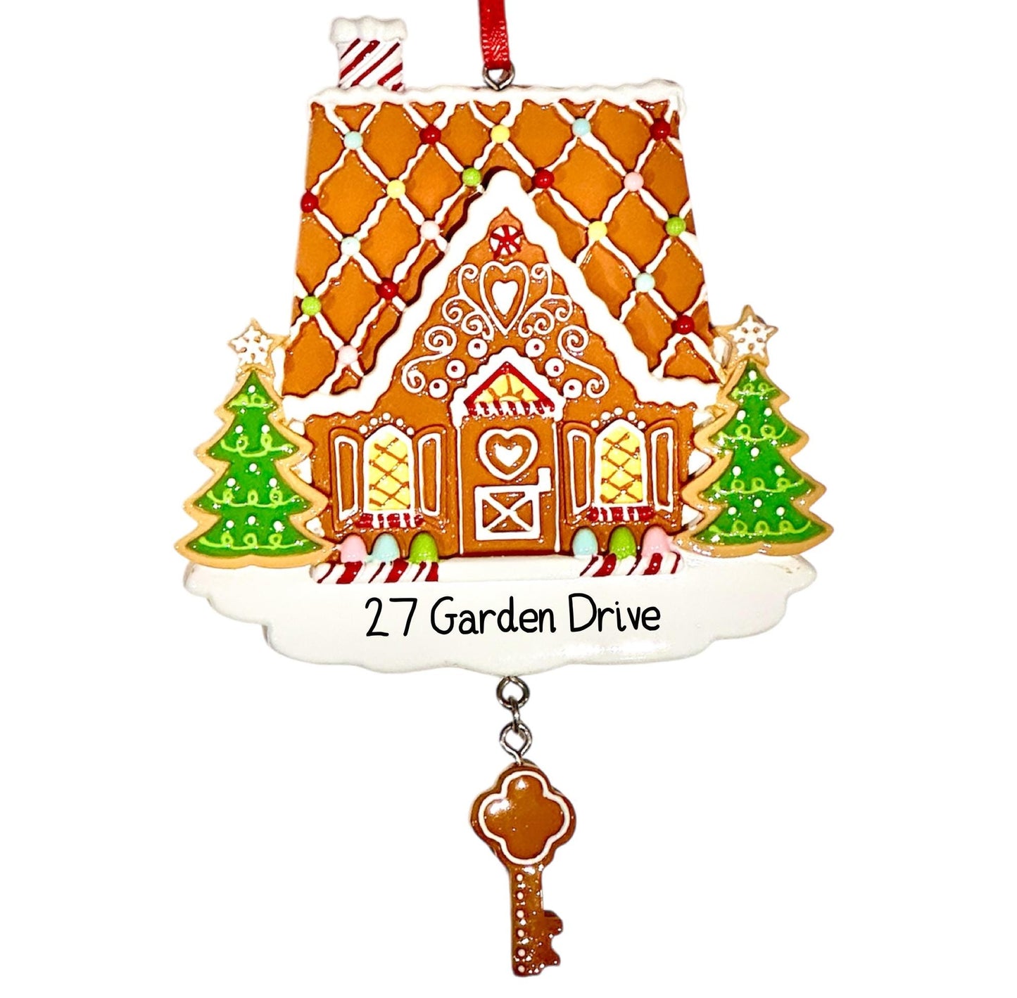 Personalised New Home Gingerbread Christmas Decoration