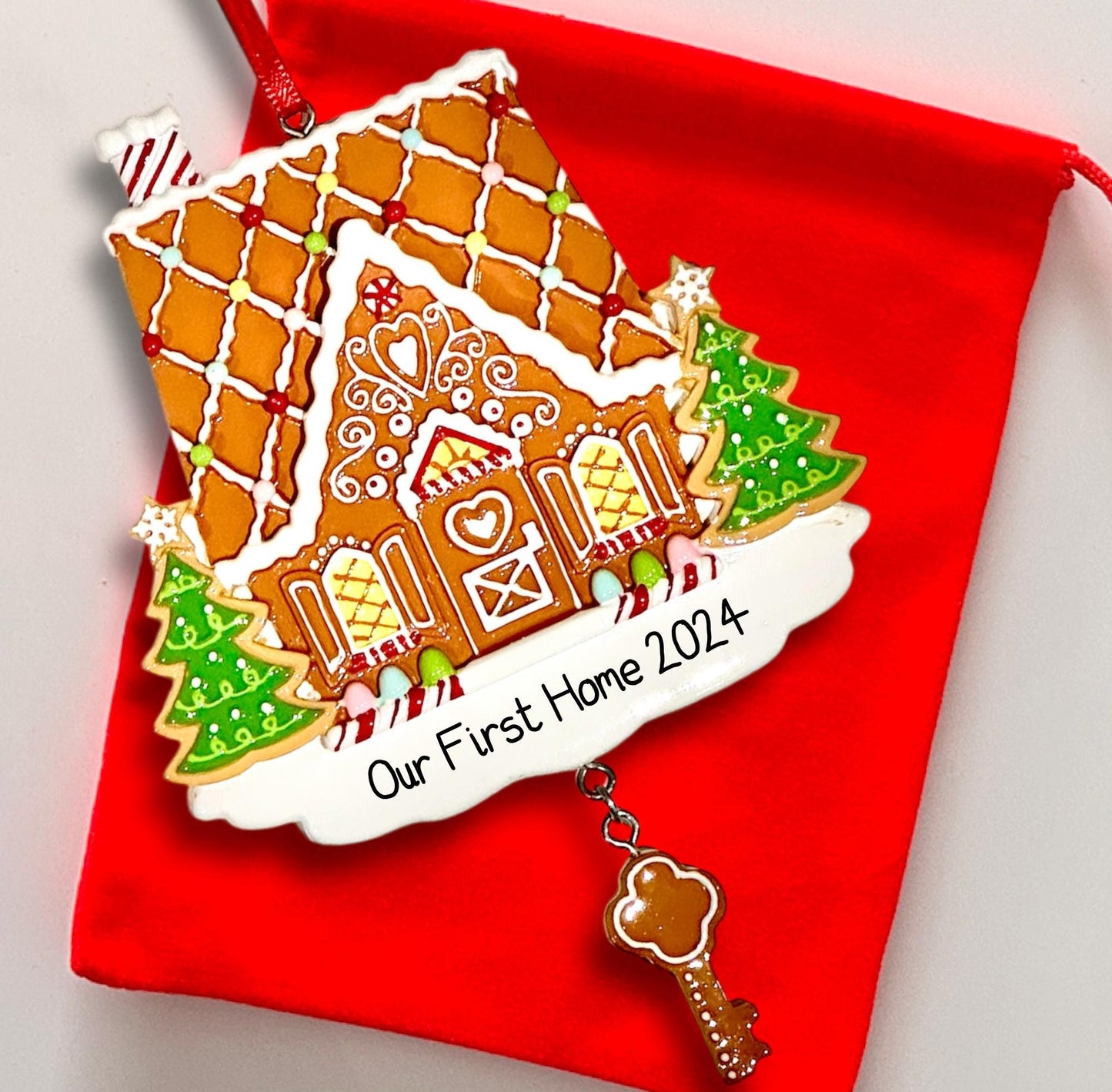 Personalised New Home Gingerbread Christmas Decoration