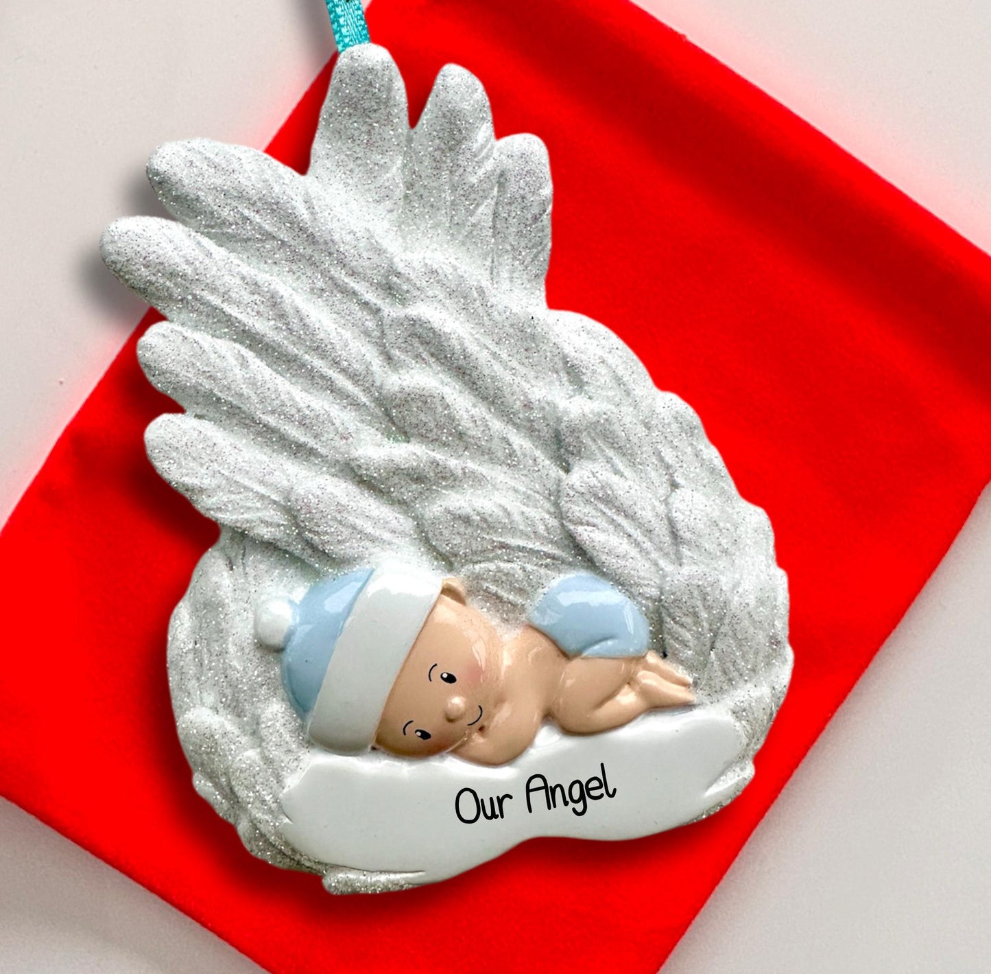 Christmas Tree Baby Memory Bereavement Ornament Boy