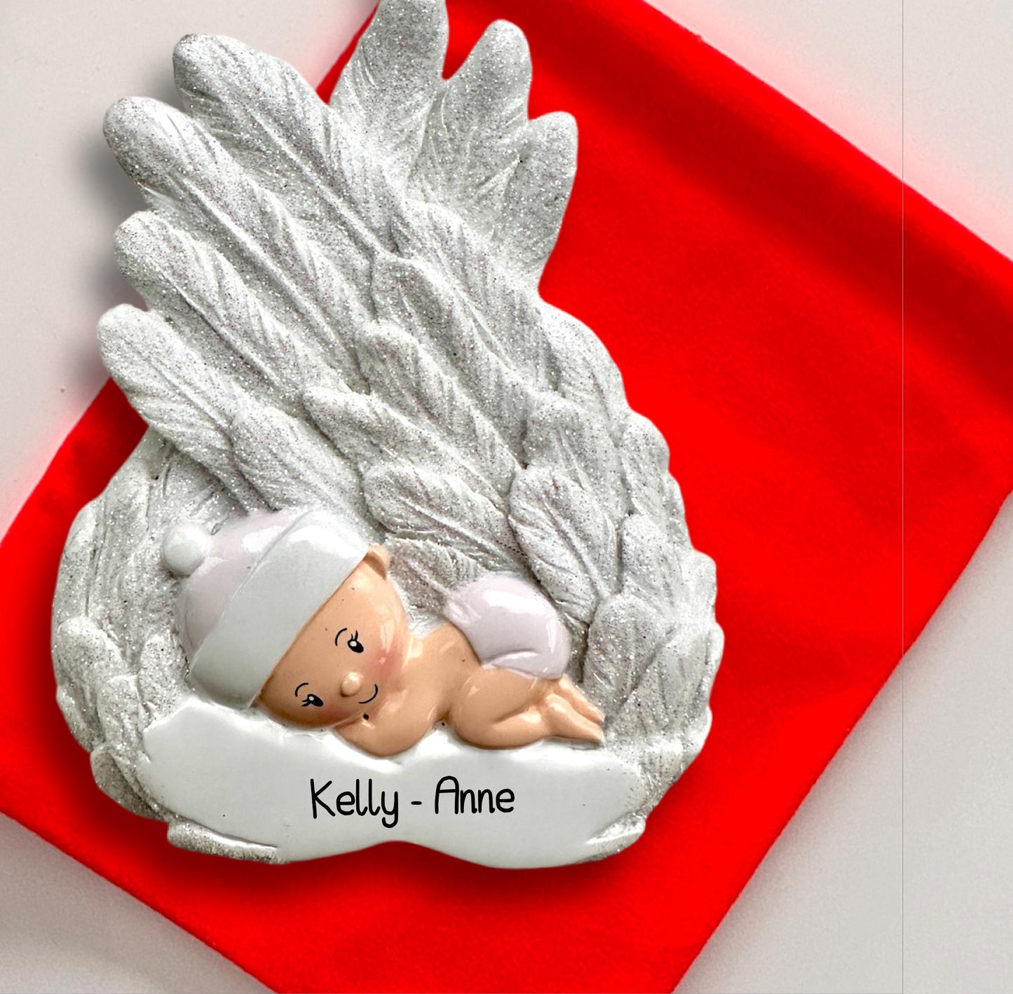 Christmas Tree Baby Memory Bereavement Ornament Girl