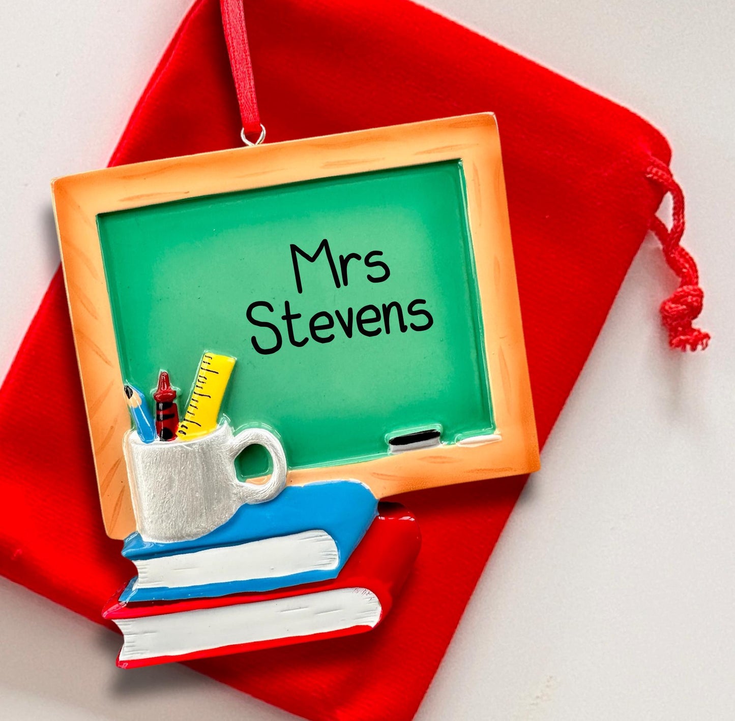 Personalised Teacher Christmas Ornament