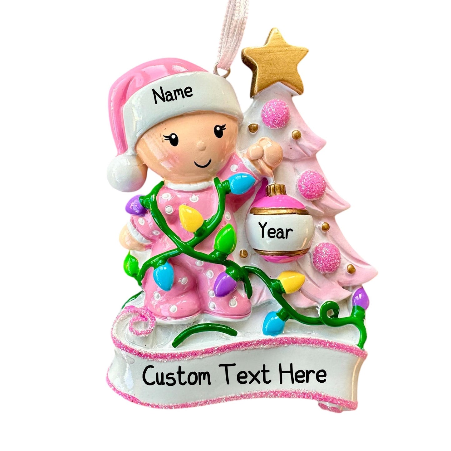 Personalised Baby’s First Christmas Tree Ornament