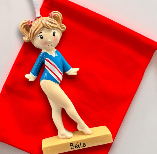 Personalised Gymnast Achievement Ornament