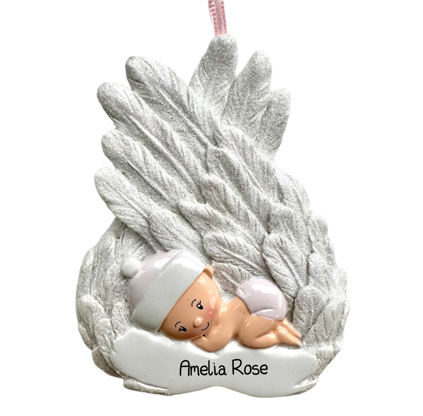 Christmas Tree Baby Memory Bereavement Ornament Girl