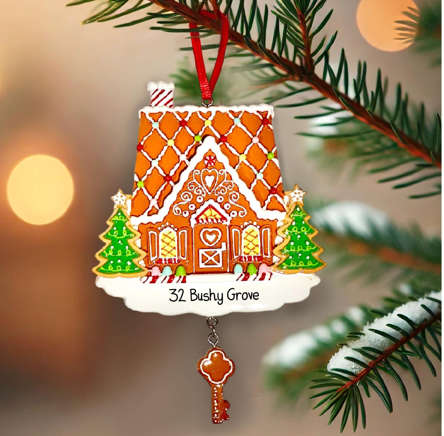 Personalised New Home Gingerbread Christmas Decoration