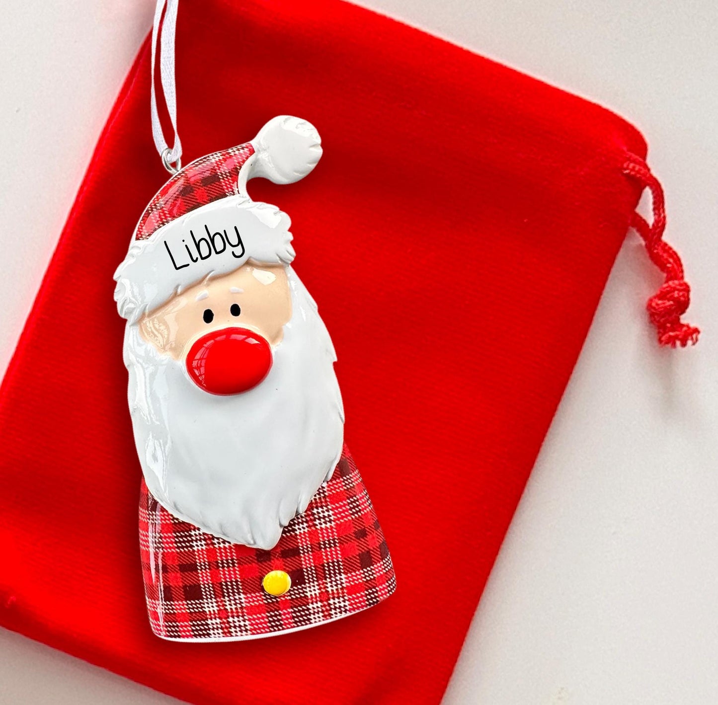 Personalised Santa Christmas Decoration