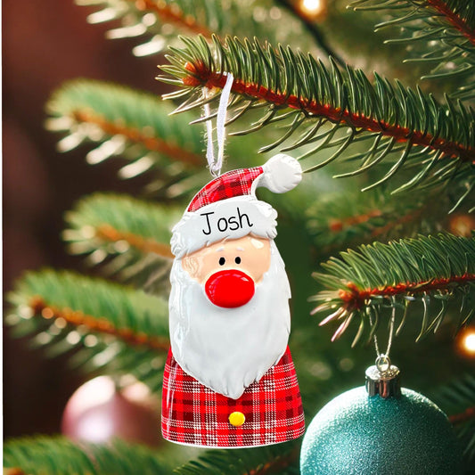 Personalised Santa Christmas Decoration