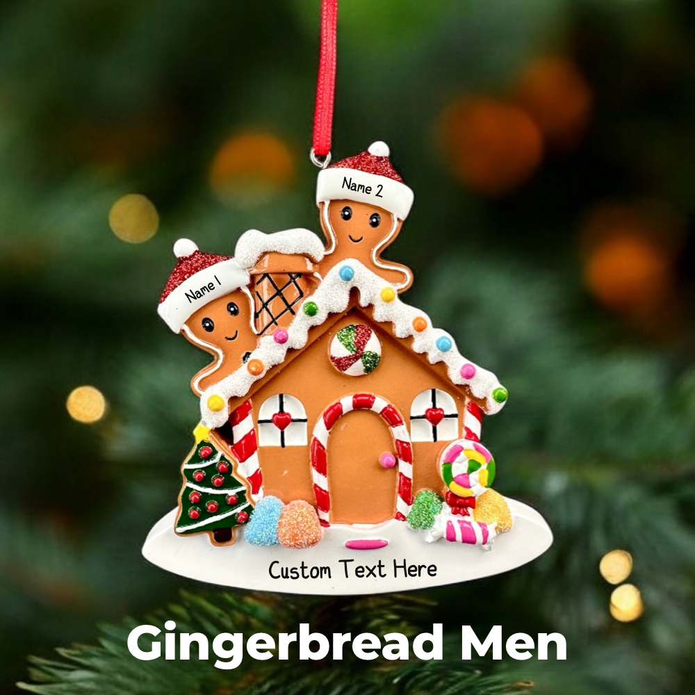 Personalised Couples Christmas Ornament - Bauble - Engaged - Married - First Christmas Together Gift - boyfriend girlfriend partner